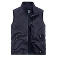 thumbnail image 1 of Kureaily Men's Casual Lightweight Outdoor Fishing Work Travel Photo Vest Jacket Multi Pockets, 1 of 4