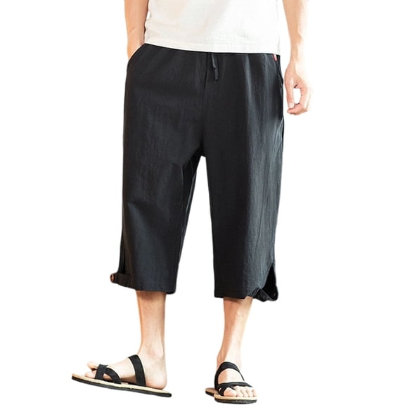 Kureaily Men's Casual Pants Slim Fit Everyday Wear With Button For Summer Lightweight And Stretchable Fabric Perfect For Relaxed Outfits