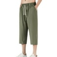 thumbnail image 1 of Kureaily Men's Casual Sporty Capri Pants For Everyday Wear, 1 of 9