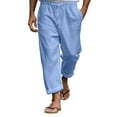 thumbnail image 1 of Kureaily Men's Casual Summer Pants Loose Fit Comfortable Everyday Trousers Breathable Lightweight Long Pants For Daily Wear And Leisure Activities, 1 of 8