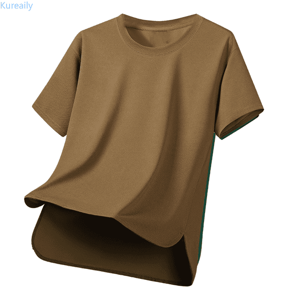 Kureaily Men's Casual T Shirts For Outdoors And Everyday Wear Comfortable And Versatile Summer Apparel For Relaxed Style Men's Loose T-Shirt