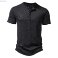 thumbnail image 1 of Kureaily Men's Casual Tee Shirt Collar Short Sleeve Summer Beach T Shirts, 1 of 1