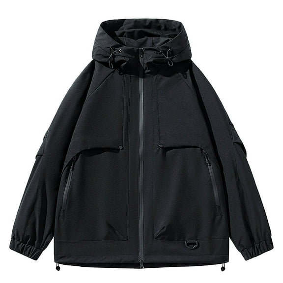 Kureaily Men's Fall/Winter Casual And Comfortable Hooded Outdoor Jacket