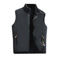 thumbnail image 1 of Kureaily Men's Fleece Vest, Lightweight Warm Zip Up Polar Vests Outerwear with Zipper Pockets, Sleeveless Jacket for Winter, 1 of 6