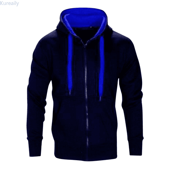 Kureaily Men's Hoodies Casual Sweatshirts Stylish Slim Fit Hip Hop Hoodie Sets For Men Hooded Tops Men's Pullover Hoodies