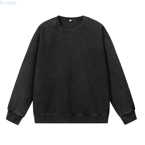 Kureaily Men's Hoodless Sweatshirt Casual Long Sleeve Crew Neck For Everyday Wear Wash Soft Fabric Comfortable Fit For Spring Autumn And Winter Men's Crewneck Sweatshirts