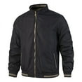 thumbnail image 1 of Kureaily Men's Jacket Lightweight Casual Spring Fall Windbreaker Zip Up Coat With Pocket, 1 of 4