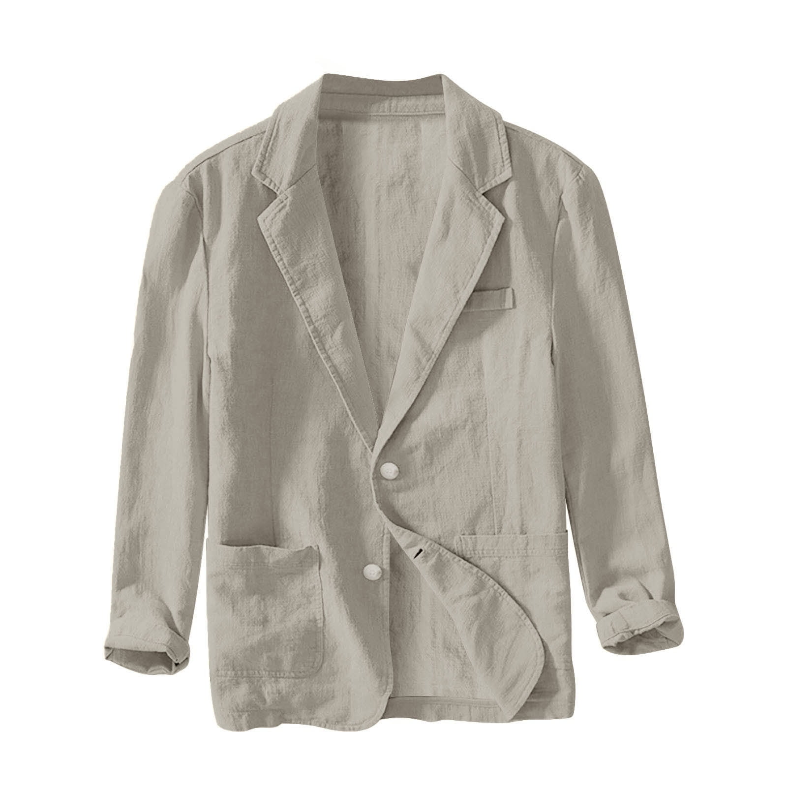 IQYU Blazers Voor Mannen Uk Casual Heren Een Knop Slim Fit Sport Jas Zakelijk Dagelijks Pak Jas Mannelijke Effen Blazer Voor Bruiloft Zakelijke Mannen