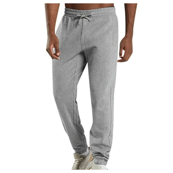 Kureaily Men's Pants Lightweight Knit Slacks Athletic Sweatpants For Men