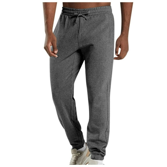Kureaily Men's Pants Lightweight Knit Slacks Athletic Sweatpants For Men
