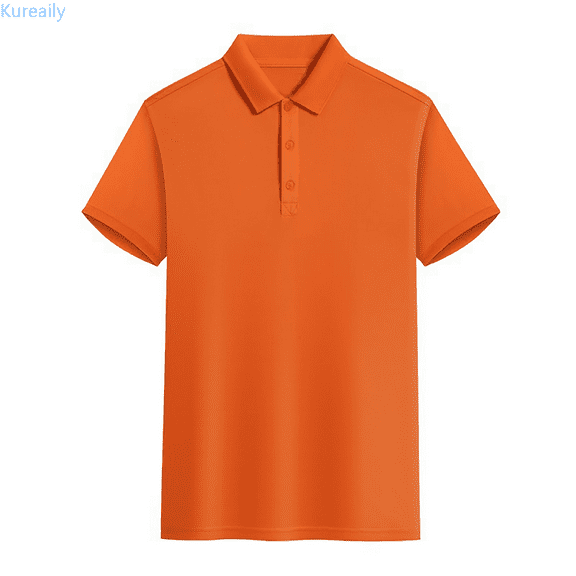 Kureaily Men's Polo Shirts 3 Buttons Casual Work T Shirts Short Sleeve Shirt Outdoor Performance