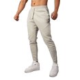 thumbnail image 1 of Kureaily Men's Retro Slim Fit Sporty Loose Trouser Leg Zipper Drawstring Casual Outdoor Long Pants Cargo, 1 of 4