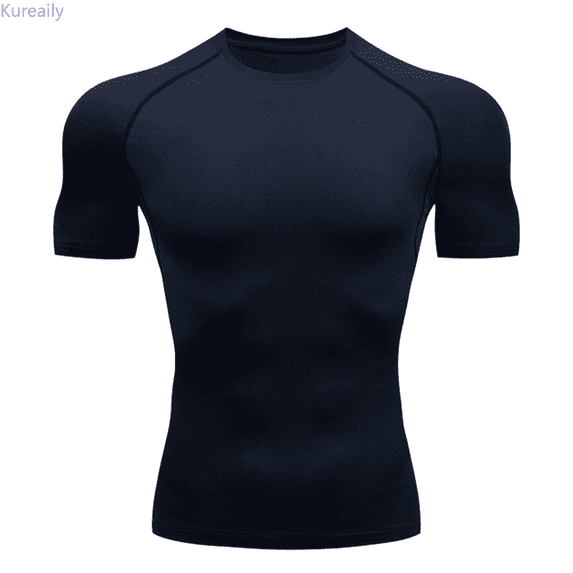 Kureaily Men's Shirts Short Sleeve Workout T-Shirt Running Tops Cool Sports Base Athletic Undershirts