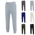 thumbnail image 1 of Kureaily Men’s Small Diamond Quilted Warm Casual Pants Lined Sweatpants Wide Straight Leg Pants Bottom Sweatpants Joggers Pants Workout High Waisted Yoga Pants With Pockets, 1 of 3