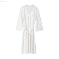 thumbnail image 1 of Kureaily Men's Solid Color Autumn Lightweight Couples' Knee Length Absorbent Bathrobe Bathrobe Sleepwear T-Shirt Pajama Set, 1 of 6