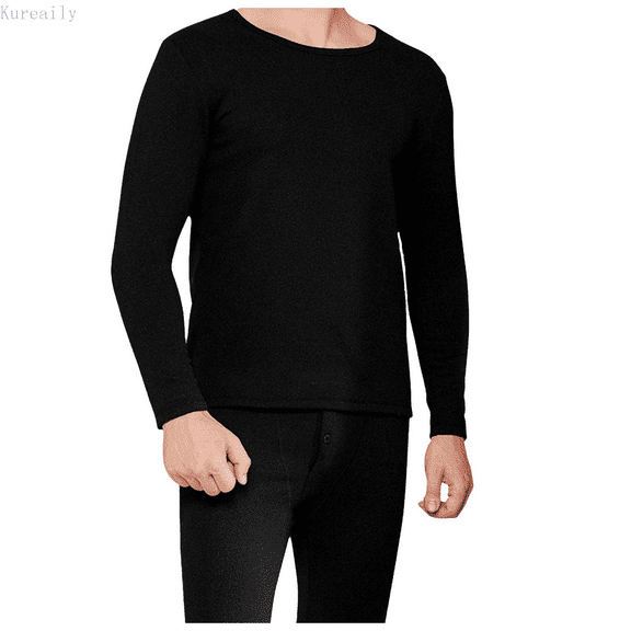 Kureaily Men's Wool Thermal Underwear Set Summer Pajamas