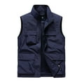 thumbnail image 1 of Kureaily Mens Lightweight Softshell Vest Outdoor Utility Travel Vest Outerwear Sleeveless Jacket For Hiking Runing, 1 of 2