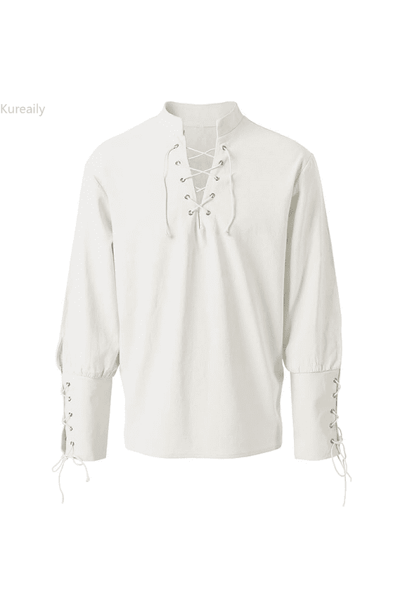 Mens Shirt Steam Punk Retro Gothic Holiday Clothing Lightweight Shirts