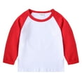 thumbnail image 1 of Kureaily New Children's T Shirt Round Neck Long Sleeved Top Bottom Shirt Male Girl Baby Cotton T Shirt Boys Thermal Long Sleeve Boy Summer Shirt Long Sleeve Shirts for Youth Boys 6-7 Years, 1 of 3