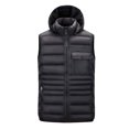 thumbnail image 1 of Kureaily New Fall And Winter Vest Removable Cap Sleeveless Cott On Clothing Men's Undershirt Warm Cott On Coat Jacket, 1 of 9