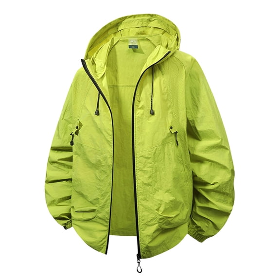 Kureaily New Summer Sun Clothing For Men And Women Thin Hooded Jacket