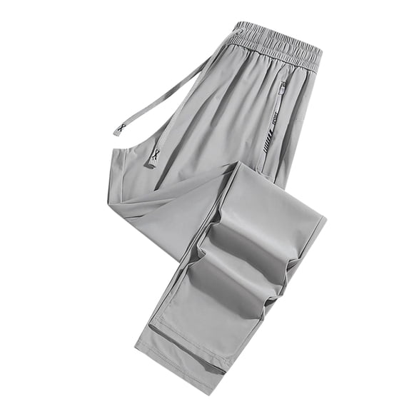 Kureaily New Unisex Ultra High Stretch Quick Dry Pants, Thin Ice Silk Breathable Sports Pants