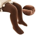 thumbnail image 1 of Kureaily Baby Girls Soft Warm Winter Tights Stocking Cotton Toddler Full Length Pants Tights Children Leggings Pantyhose/ 3-6 Months/ (Brown), 1 of 2