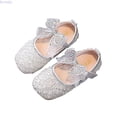 thumbnail image 1 of Kureaily Performance Dance Shoes For Girls Childrens Shoes Pearl Rhinestones Shining Kids Princess Shoes 9.5-10 Years, 1 of 4