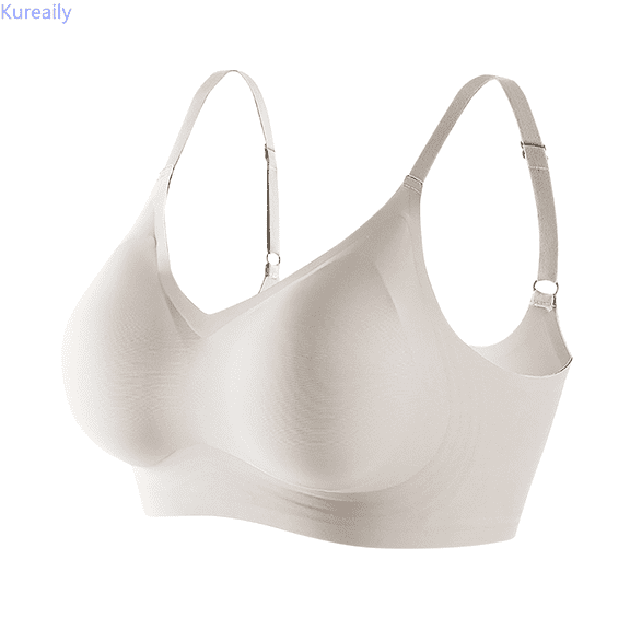 Kureaily Semi Liquid Jelly Soft Support Ladies' Underwear Bra Receiving Rimless Bra Womens Sports Bras