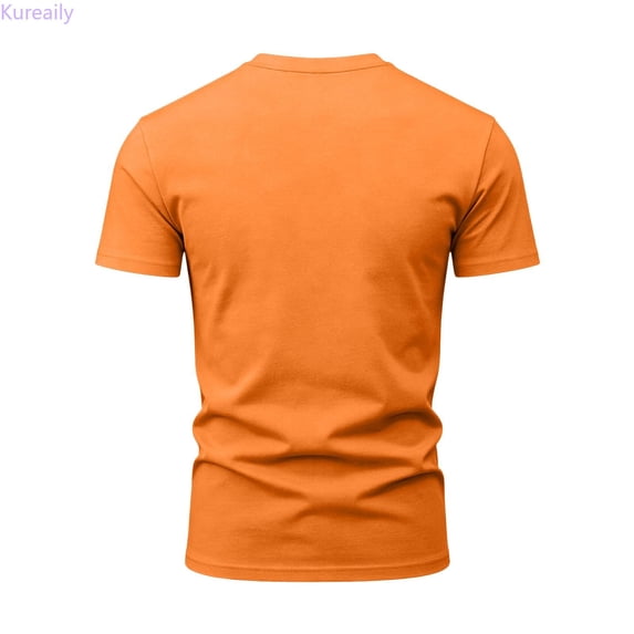 Kureaily Short Sleeve Pocket T Shirt Comfortable Crew Neck Casual Tee For Everyday Wear And Outdoor Activities Men's Loose T-Shirt, Size 6X-Large