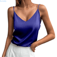 thumbnail image 1 of Kureaily Stylish Women's Tanks And For Everyday Wear V Neck Design With Elegant Straps For Spring And Summer Pair With Jeans For Casual Outings Cotton Tank Top, 1 of 5
