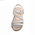 thumbnail image 1 of Kureaily Summer Girls' Sandals Korean Edition Little Girls' Pearl Open Toe Shoes Little Medium And Big Children's Performance Shoes 2-2.5 Years, 1 of 5