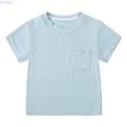 thumbnail image 1 of Kureaily Summer Toddler Boys Girls Short Sleeve Solid Prints T Shirt Tops Clothes 18-24 Months, 1 of 4