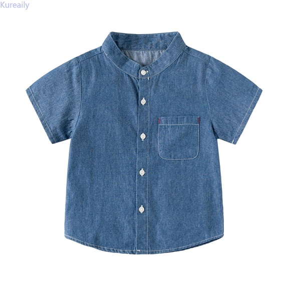 Kureaily Summer Toddler Boys Girls Short Sleeve Solid T Shirt Tops Clothes 18-24 Months
