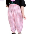 thumbnail image 1 of Kureaily Toddler Baby Girl Boy Classic Pants Plaid Elastic Jogger Gingham Long Pants Summer Fall Pants/ 3-4 Years/ Little Kid (Pink), 1 of 5