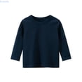 thumbnail image 1 of Kureaily Toddler Kids Girls Boys Long Sleeve Basic T Shirt Casual Tees Shirt Tops Solid Color 2-3 Years, 1 of 3