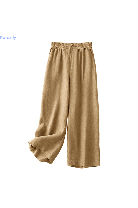 Trousers High Waisted Nine Point Loose Inset Super Hot Pants Women's Casual Pants Women Stretchy Trousers