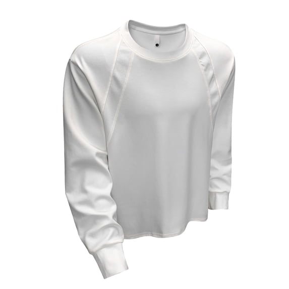 Kureaily Unisex Autumn Thread Stitching Solid Color Round Neck Sweatshirt Mens Hooded Sweatshirt