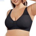 thumbnail image 1 of Kureaily Verachics Bra Lilymiss Luna Hug Front Closure Bras Seniors Lyzlook Lunahug Front Buckle Back Shaping Bra Padded Bras, 1 of 5