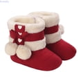 thumbnail image 1 of Kureaily Winter Girls Boots Warm Lined Soft Sole Non Toddler Shoes Play 6-9 Months, 1 of 5