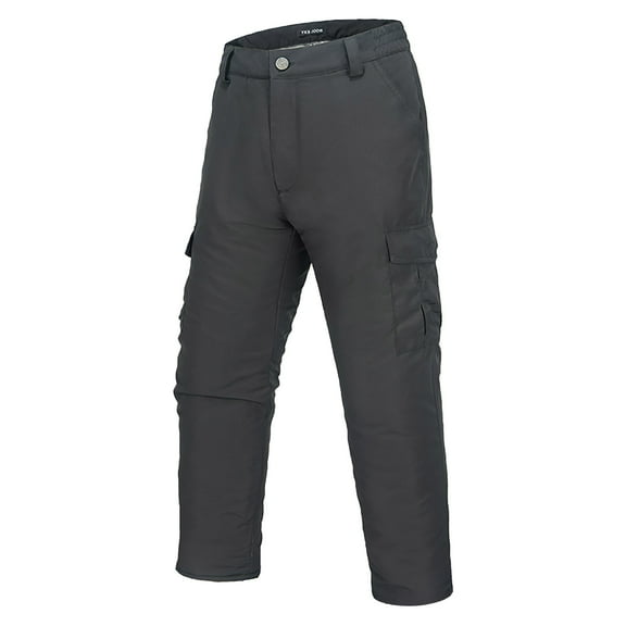 Kureaily Winter Mountaineering Thermal Reflective Pants For Outdoor Activities Casual Wear Men Wide Leg Pants