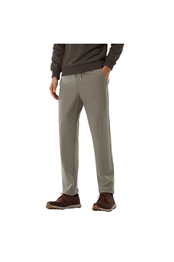 Winter Windproof Thermal Lined Casual Pants With Knee For Outdoor Sports And Everyday Wear Comfort Fit Flat Hem Design Baggy Cargo Pants