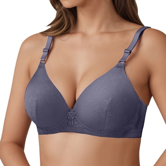 Kureaily Wirefree Bras For Comfortable Support NonPadded Underwire Everyday TShirt Bra Soft Cup Full Coverage Comfort Push Up Bras
