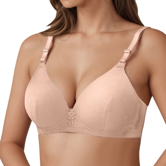 Kureaily Wirefree Bras For Comfortable Support NonPadded Underwire Everyday TShirt Bra Soft Cup Full Coverage Comfortable Everyday Bras