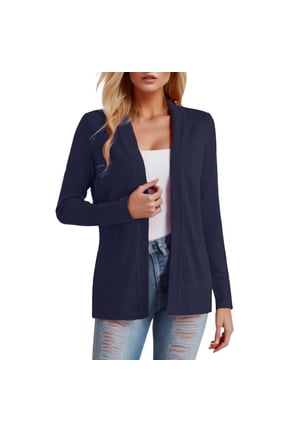 Women Cardigan Knitwear Elegant Simple Versatile Jacket Spring And Autumn Knitted Cardigan Shawl Solid Color Cardigan