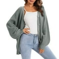 thumbnail image 1 of Kureaily Women Casual Cardigan Sweater Coat Button Down Long Sleeve Oversized Knit Cardigans Button Down Cardigan, 1 of 4