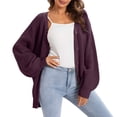 thumbnail image 1 of Kureaily Women Casual Cardigan Sweater Coat Button Down Long Sleeve Oversized Knit Cardigans Casual Cardigan, 1 of 4
