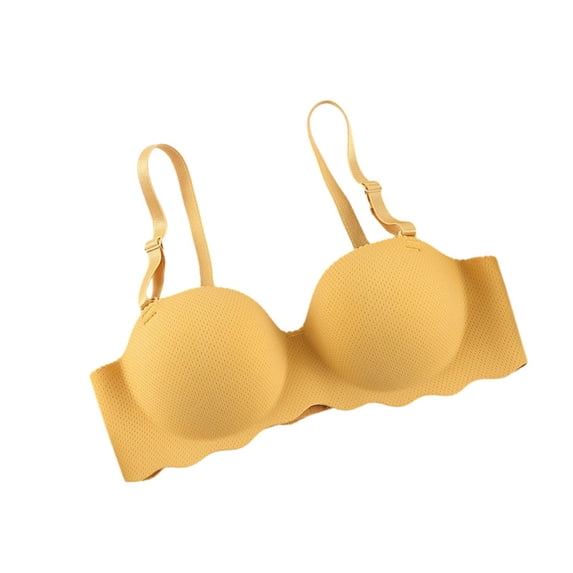 Kureaily Women Casual Solid Color Multicolor Breathable Push Up Bra Adjustable Strap Underwear Womens Deep V Bras