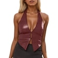 thumbnail image 1 of Kureaily Women's Basic Neck Camisole Top For Music Festival Daily Wear Date Night Bar Outfit Versatile Staple Wardrobe Women's Tank Top, 1 of 5