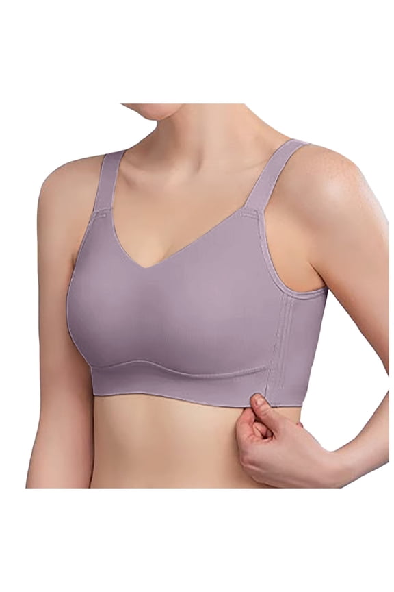 Women's Big Show Small Collection Sagging Thin Thin Traceless Rabbit Ears Bra Underwear Comfortable Everyday Bras